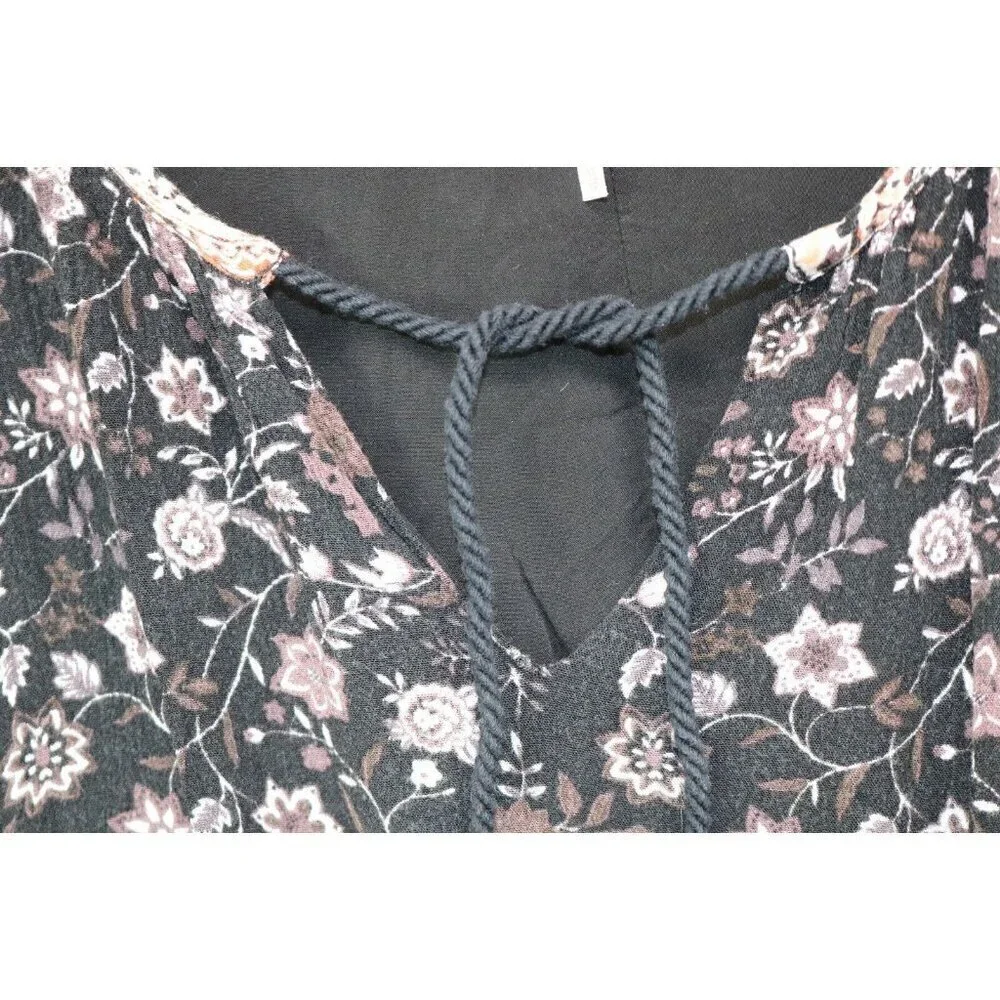 Free People Long Sleeves Lucky Loosey Tunic/Dress-XS-Gauzy-Boho